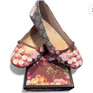Gucci Bloom Pink Floral Ballerina flats